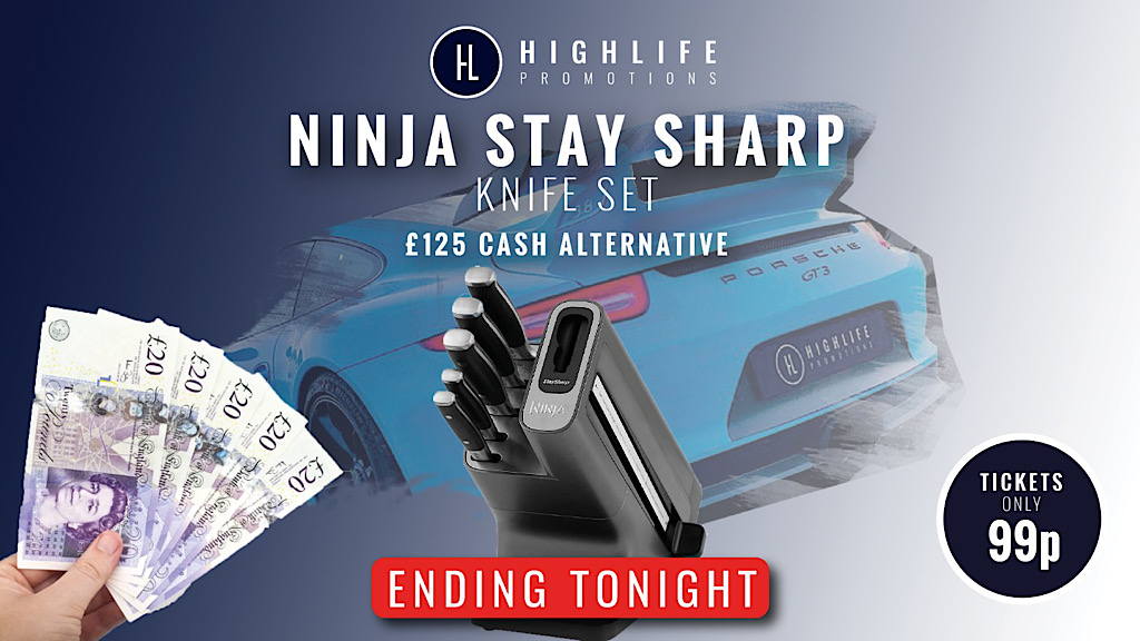 Ninja Stay sharp Knife set (£125 CASH ALTERNATIVE)